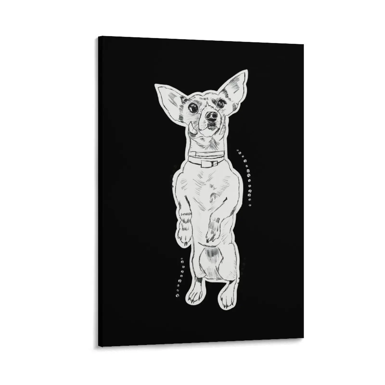 

Badly drawn pic of dog begging Canvas Painting fashion wall paintings painting room decorations for girls home and decoration