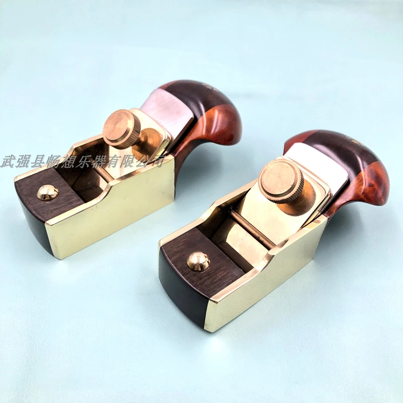 

luxurious Brass wrap blackwood convex Cutter Curved Sole/Flat bottom planes Planer 80mm，luthier woodworking Tools