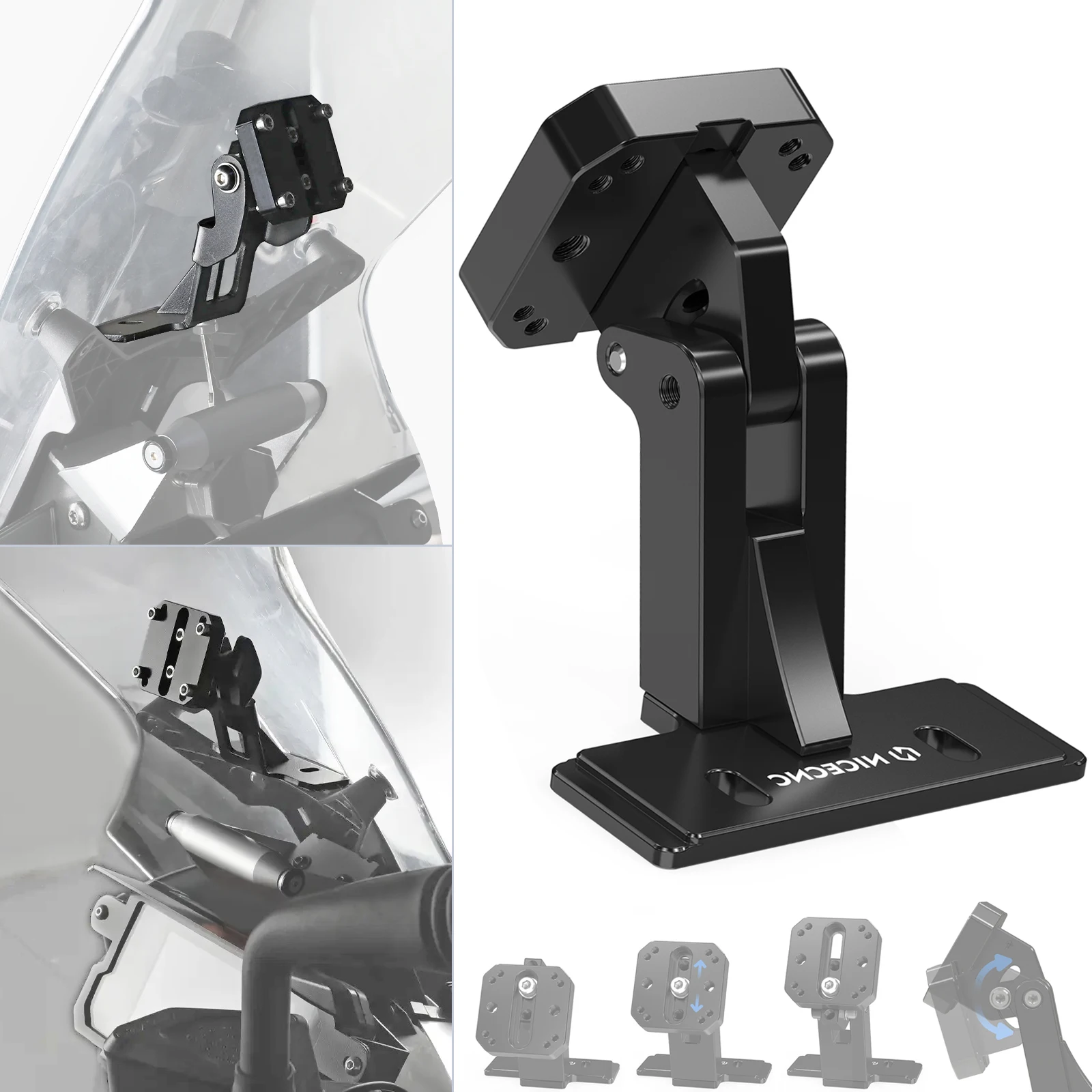 

For 2023-2024 KTM 890 Adventure R GPS Motorcycle Navigator Holder Mount Bracket for 790 Adventure 890 Adventure R Rally 2024