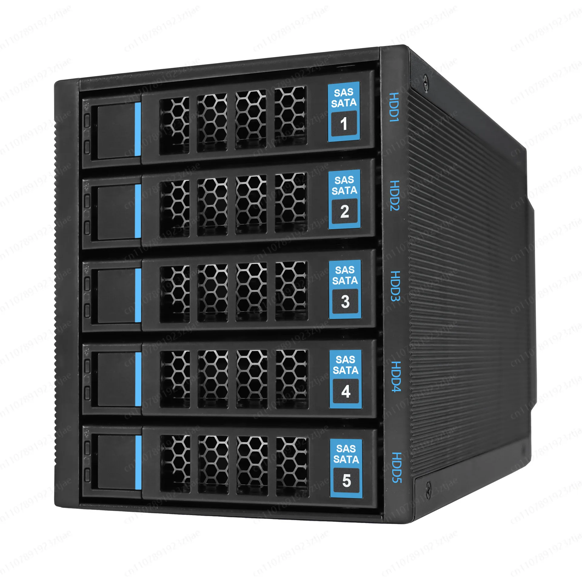 5베이 SAS/SATA 하드 드라이브 도킹 스테이션 - 3.5/2.5인치 HDD/SSD 확장용 USB Type-C