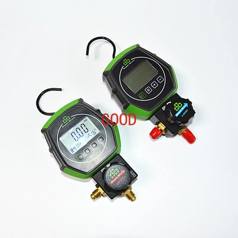 

Air Conditioning Fluorometer ST-B268D Digital Display Refrigerant Liquid Adding Meter Double Meter Refrigeration Repair Tool