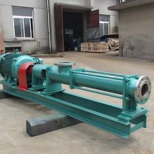Pompa a vite per uso alimentare con pompa a flusso assiale orizzontale per acqua serie G presa di fabbrica