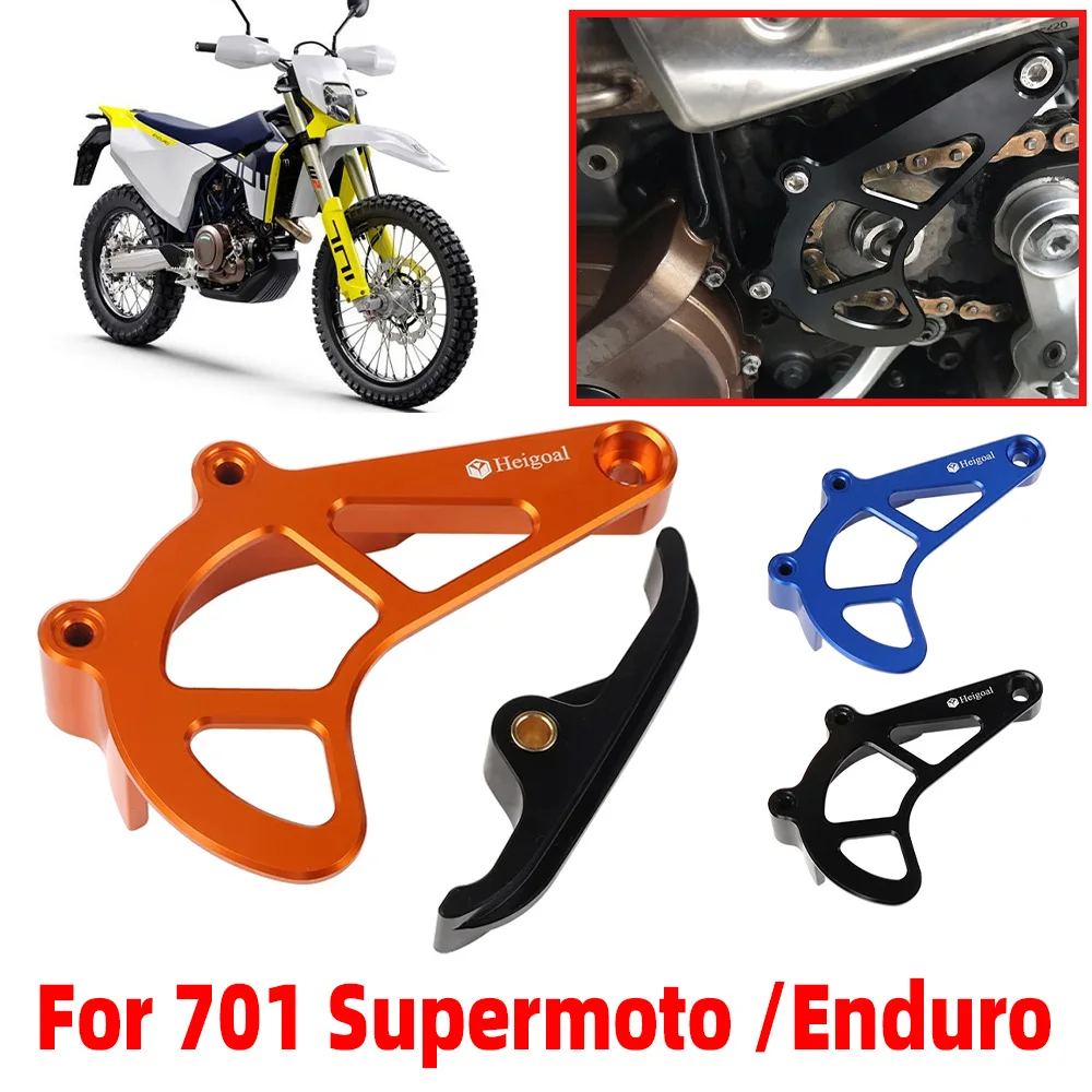 For Husqvarna 701 Supermoto 701 Enduro SM 701Enduro 2016-2023 Accessories Front Sprocket Cover Case Saver Protector Chain Guard