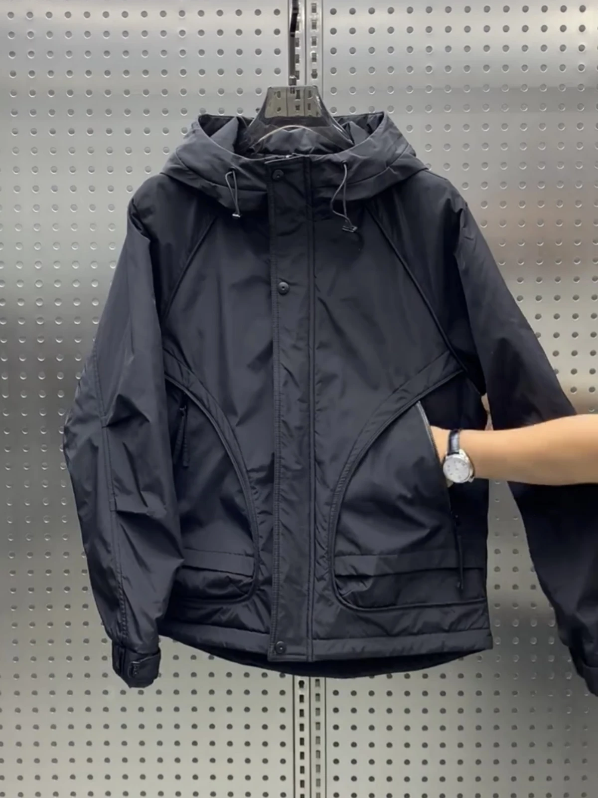 

Теплая ветрозащитная куртка с капюшоном для мужчин и женщин, уличная спецодежда, американская одежда, осенне-зимняя хлопковая смесь Thiened