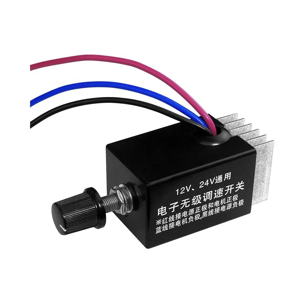 

10A PWM DC Motor Speed Controller Module 12V 24V Adjustable Speed Regulator Control Governor Switch Speed Drive Module