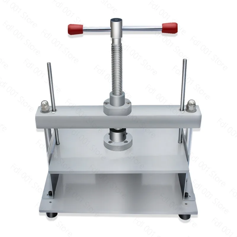 Manual Paper Press Machine A4 Book Press, Bookbinding Notes Office Invoice Steel Flattening Machine, Heavy Duty Bookbinder