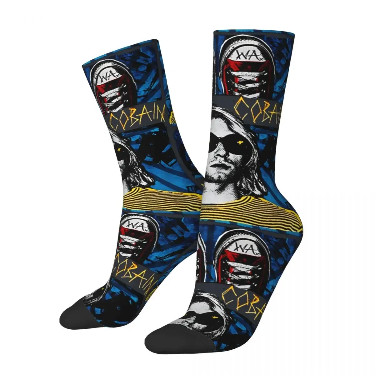 Legend Band American Part7 Men's Socks Vintage Harajuku Utero Street Style Novelty Casual Crew Sock