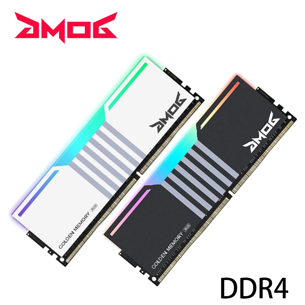 

GMOG Memoria RAM RGB DDR4 8GBx2 16GBx2 3600MHz DIMM Desktop RAMs PC Computer Memory OEM Chip High Quality