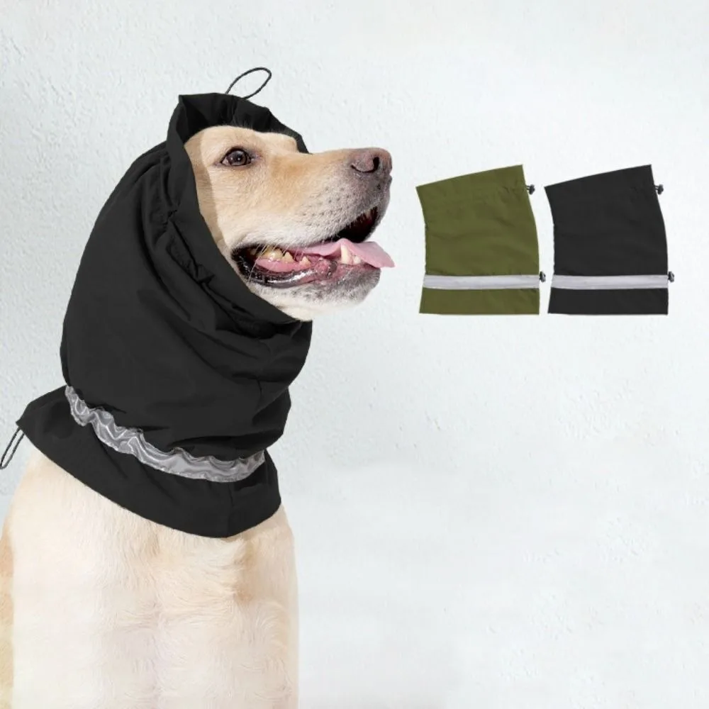 Nowa polarowa ciepła opaska na głowę dla psa odporna na hałas wielofunkcyjna wiatroszczelna osłona na uszy dla zwierząt regulowana klamra zimowe nakrycie głowy dla zwierząt