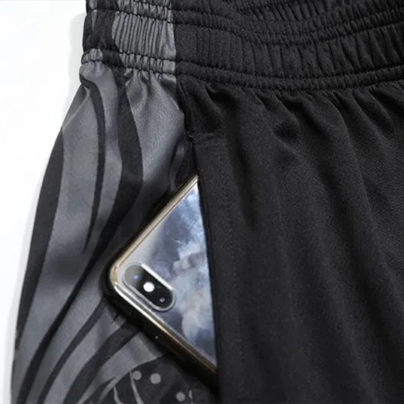 Cropped Pants Fat Sports Shorts Men\'s Loose Extra-large Basketball Shorts Cropped Pants