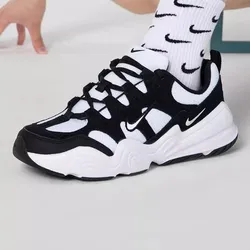 Buty męskie Nike TECH HERA Oddychające trampki Casual retro oddychające buty tatusia Buty do biegania czarno-białe