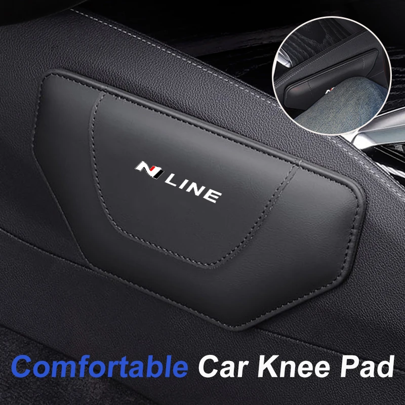 Car Knee Pad Elbow Pillow Leg Cushion Hand Support Accessories For Hyundai N Line Performance Santa Fe MX5 I20 IX35 I30