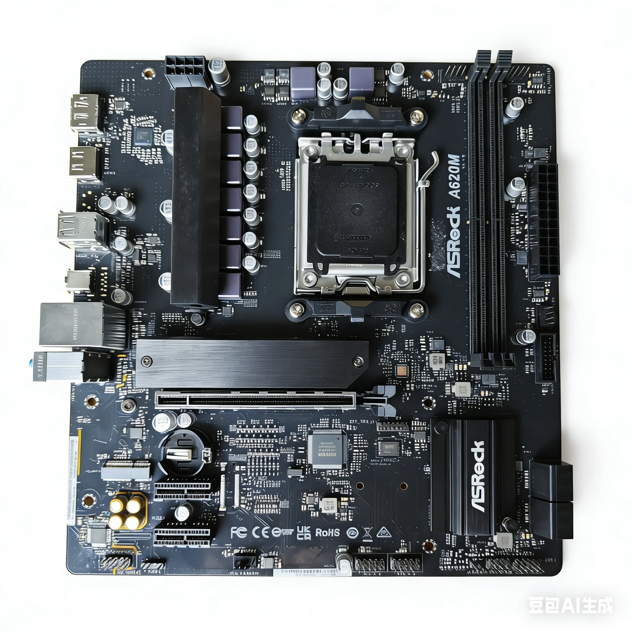 ASROCK A620M Motherboard Socket AM5 DDR5 AMD A620 Micro ATX Gaming