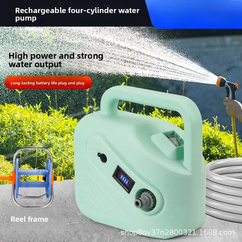 Rechargeable Portable Water Transfer Pump, Multi‑use Tool for Vegetable Irrigation, Flower Watering & Car Washing