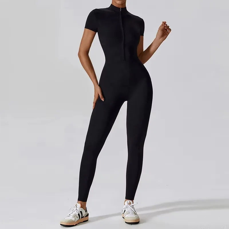 New Yoga Clothes Suit Workout Sports Set Women Bodysuits Gym Set Women Training Siamese Fitness Jumpsuit Female Sportswear image 5