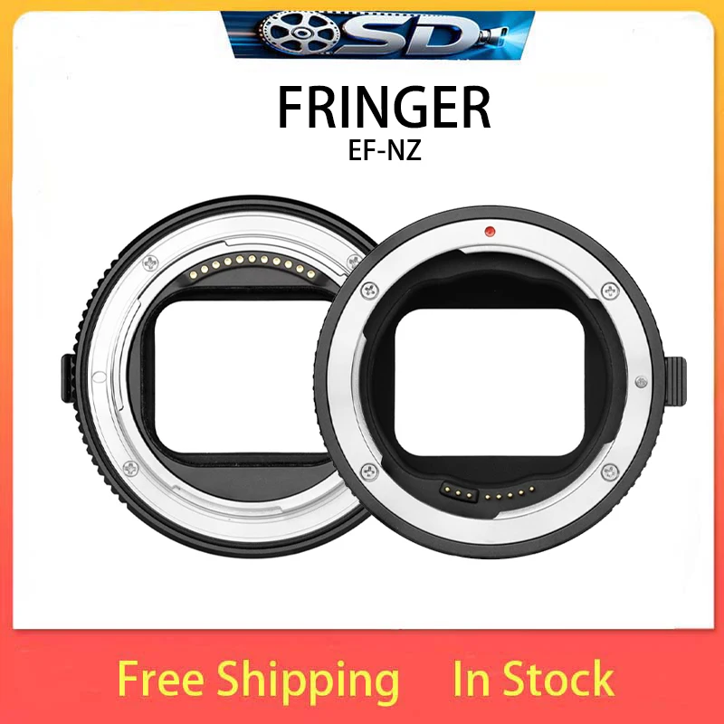 Fringer EF-NZ II Electronic AF Converter Ring Built-in Auto Aperture Canon EF to Nikon Z Camera