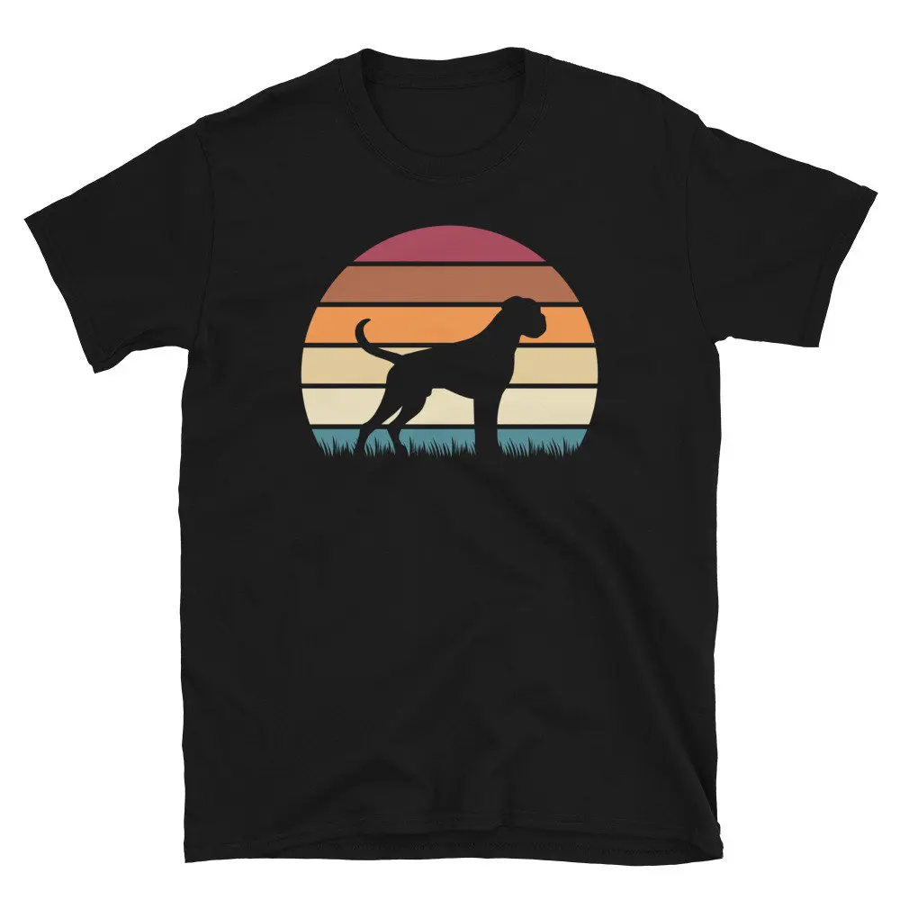 

Retro Vintage Sunset Dog Pet Lover Boxer Breed T Shirt