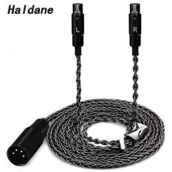 Haldane Thickened-Cable Headphone Cable Graphene & Silver Plated r for Audeze LCD-X LCD2 LCD3 LCD4 MEZE Empyrean Elite ZMF Eikon