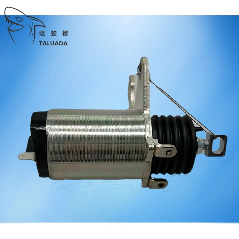 For 4M40 Engine E305 E306 E307 E308 Flameout Solenoid Valve 12V 24V Excavator