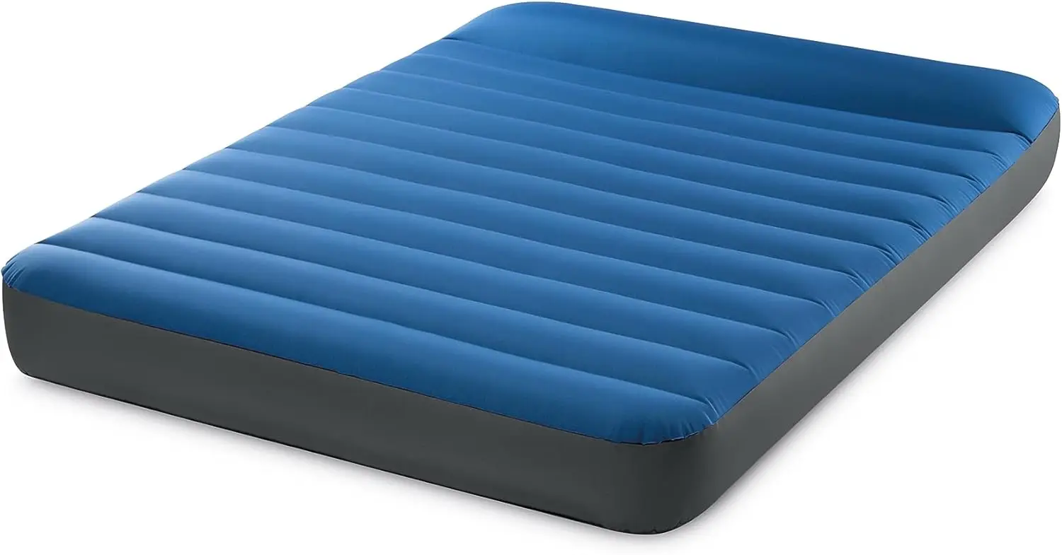 

Luxury Camping Mattress: Puncture-Resistant, QuickFill USB Pump, 600lb Capacity, Full Size Blue