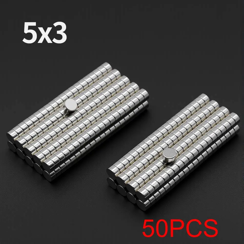 5x3mm Krachtige Neodymium Magneet N35 NdfeB Permanente Magnetische imanes Ronde Super Sterke Koelkastmagneten DIY