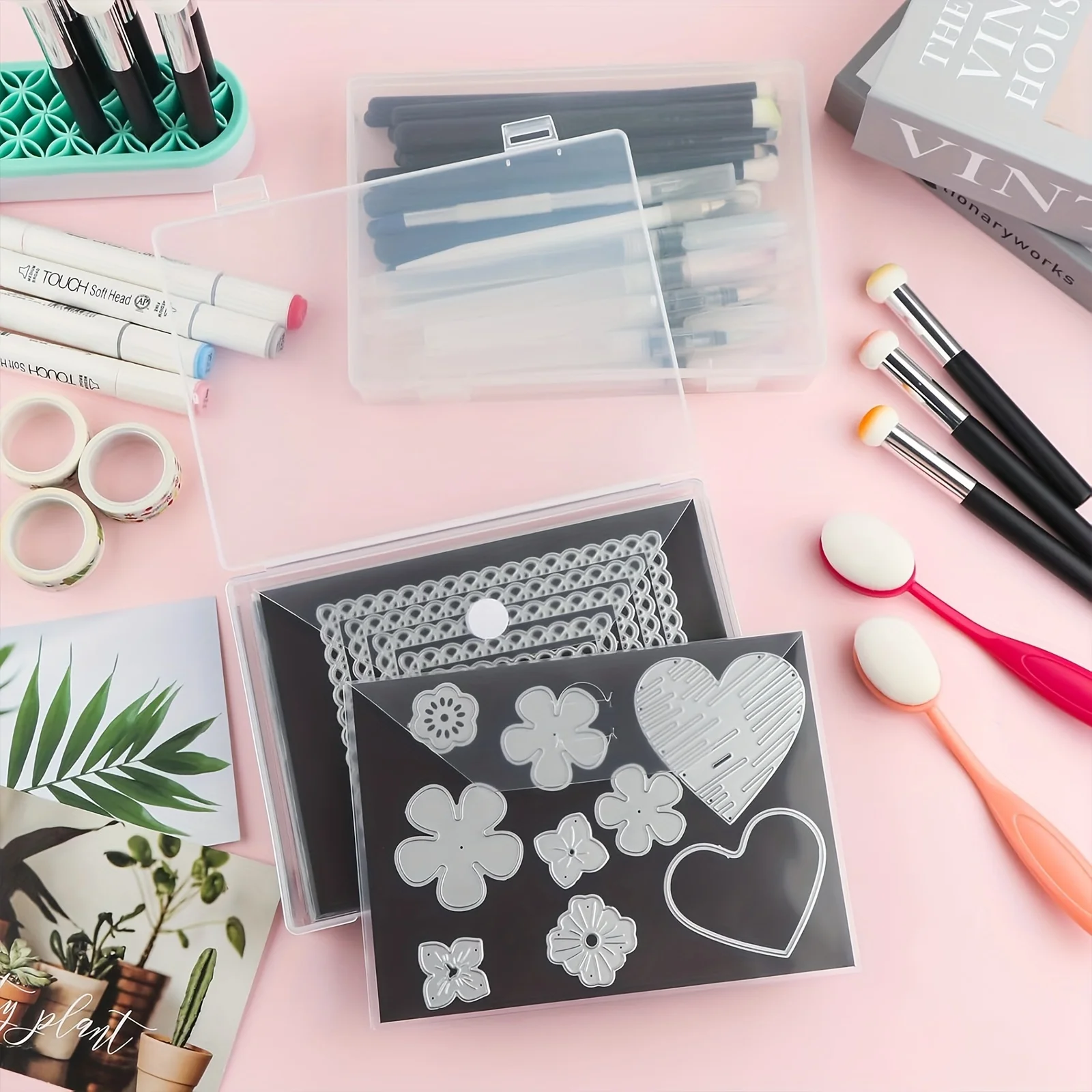 5R/A4 Thin Single-Sided Magnetic Sheets - Easy Organizer for Stamp & Die Collections