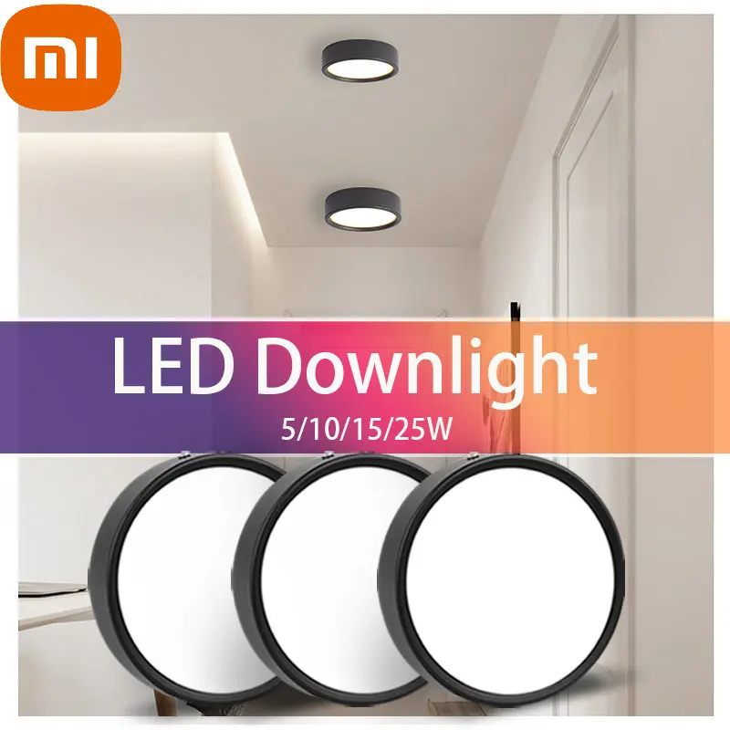 Xiaomi LED Downlight Spot Led Spotlights Ceil Surface Mounted Down Light 5/10/15/25W Spots Lamp Lighting For Kitchen Bathroom