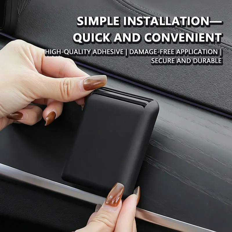 Multifunction Car Organizer Auto Seat Crevice Card Ticket Storage Box Bracket Stand Universal Car Accessories Interior 6.8x8.5cm