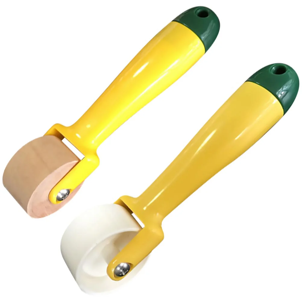 

2 Pcs Sewing Seam Rollers Portable Quilting Wheel Glue Tape Pressing Tools Wallpaper Adhesive Home Decoration Ergonomic Handle