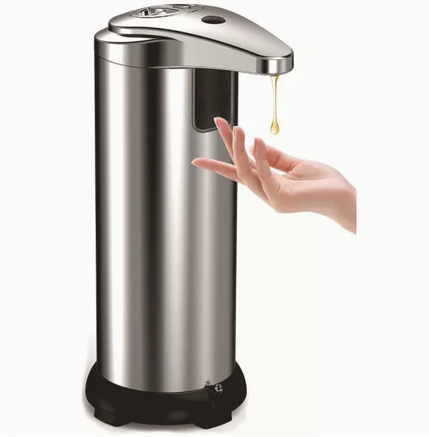

Бесконтактный автоматический умный индукционный контейнер для мытья рук из нержавеющей стали, дозатор жидкого мыла для ванной комнаты, кухни