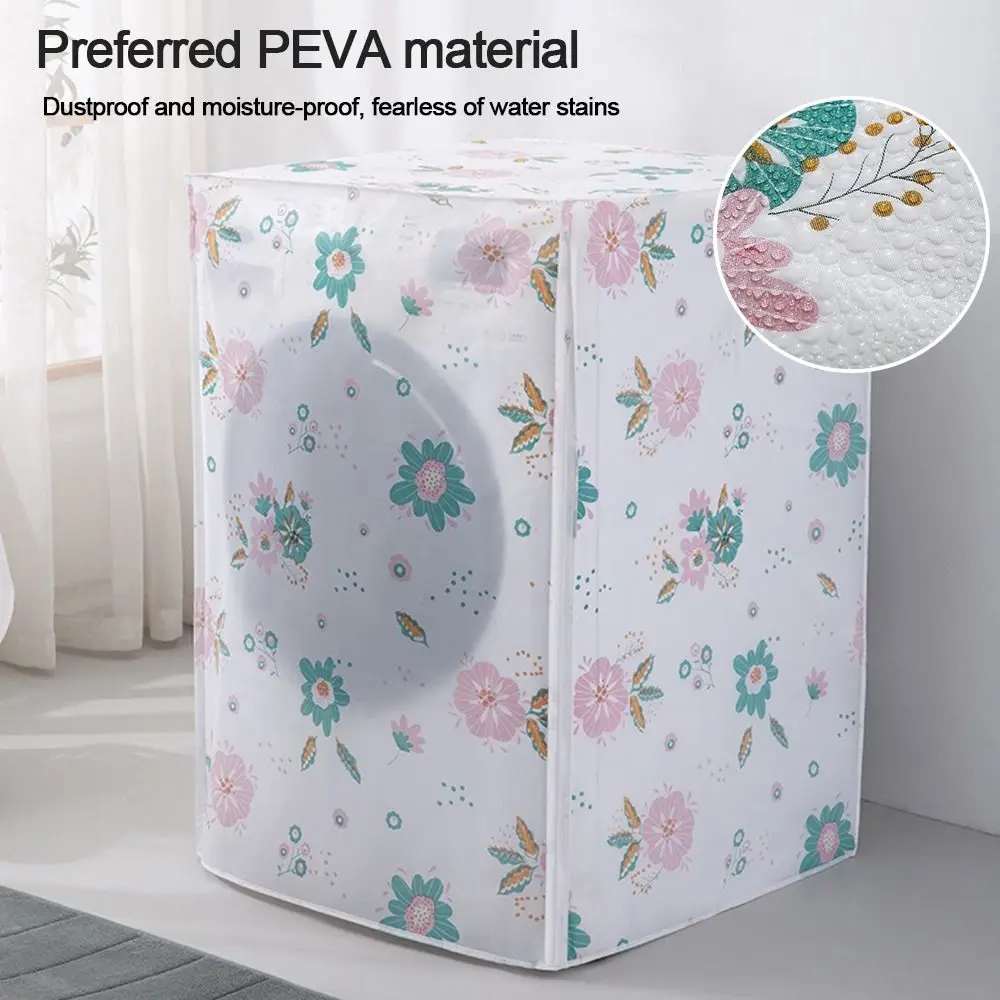 New PEVA Print Washing Machine Cover Universal Front Load Waterproof Cover Washer Covers