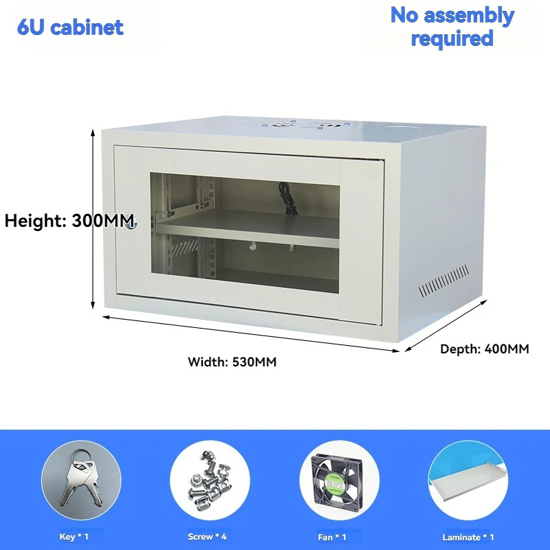 6U Network Cabinet, Audio Monitoring and Switching Model, Weak Current Computer Room, Wall Mounted Computer Box