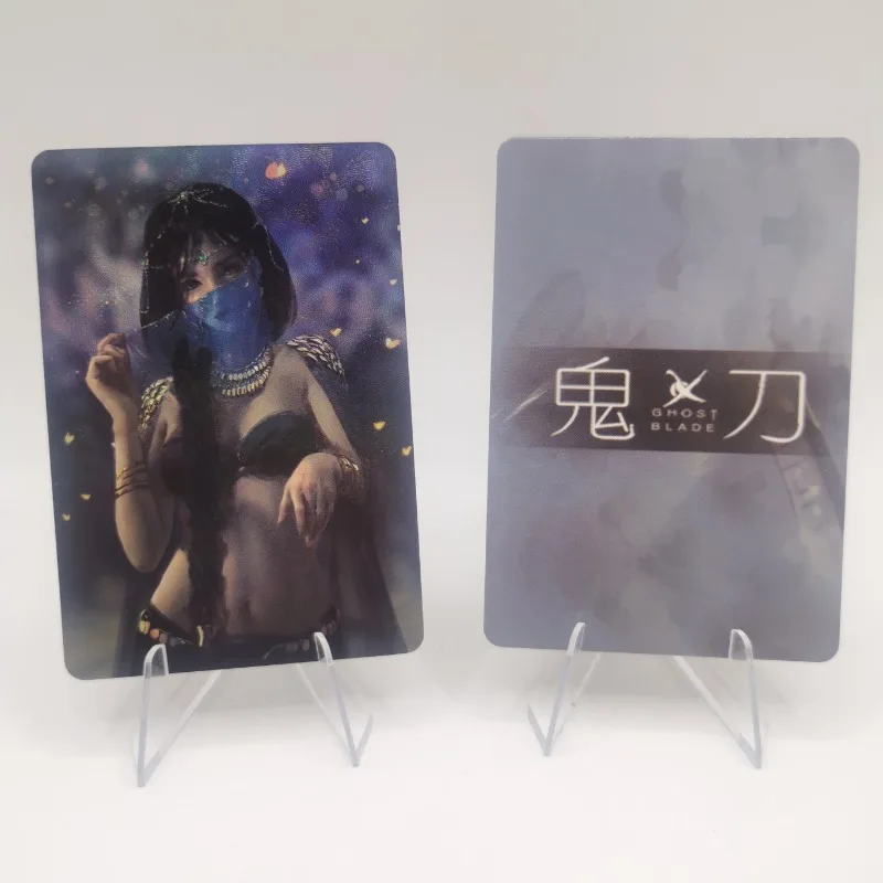 In Stock 3Pcs/set Beautiful Anime Girl Cards Ghost Blade Aeolian Princess of The Northern Desert Game Collection Cards Xmas Gift