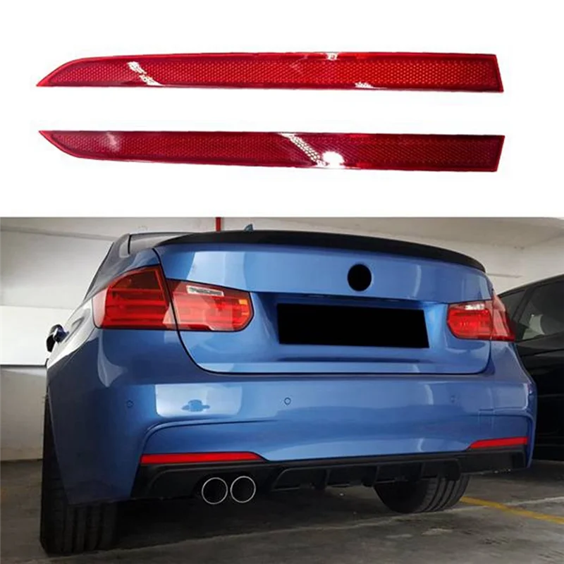 Classy-63147847165 63147847166 Rear Bumper Reflector Rear Bumper Brake Reflector Strip Warning Lights Car Accessories For BMW F3