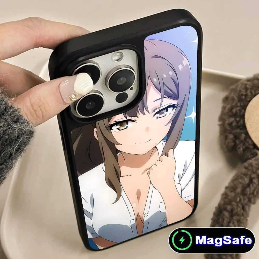 

Чехол для мобильного телефона с изображением аниме Futaba Rio для iPhone 17, 16, 14, 13, 12, 11 Air Pro Max Plus Magsafe, матовая поверхность, красочный чехол, красивый чехол