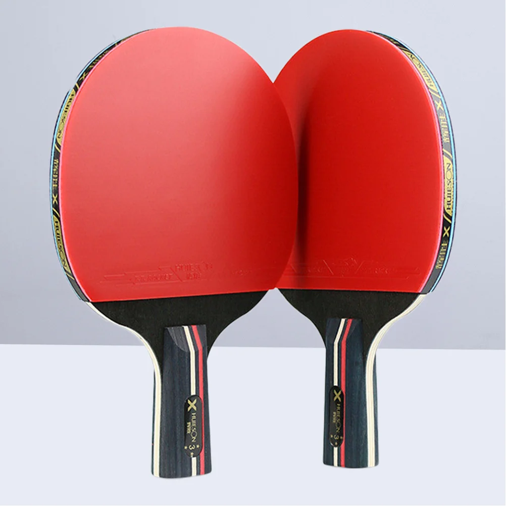

Table Tennis Paddles Anti-Slip Grip Lightweight Rackets For Training Beginners Indoor Outdoor Play Three-Star Pong Rackets