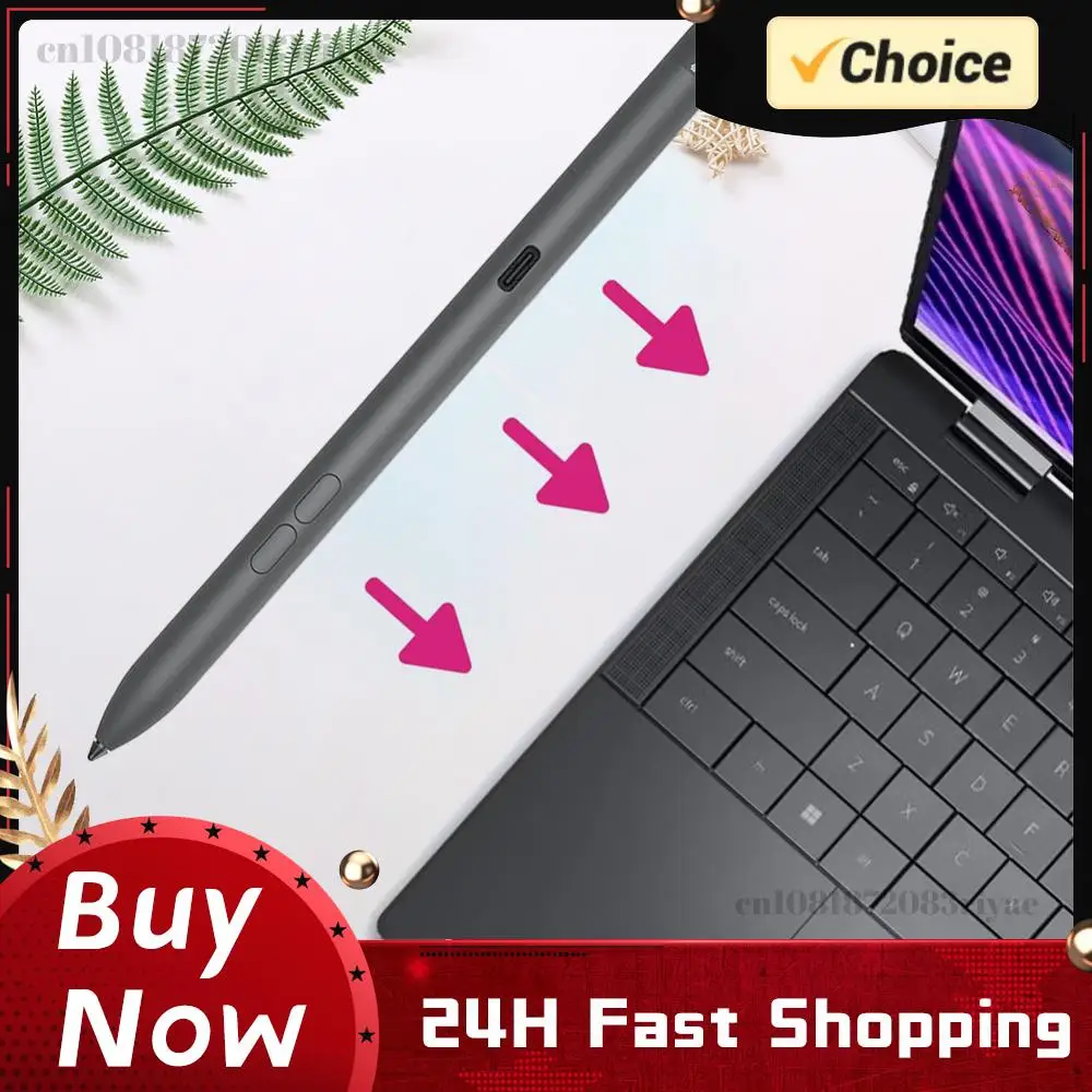 

Стилус-ручка PN7522W перезаряжаемая, с функцией распознавания наклона, для сенсорных экранов, для Dell Latitude 5350 2-в-1/7320, съемная