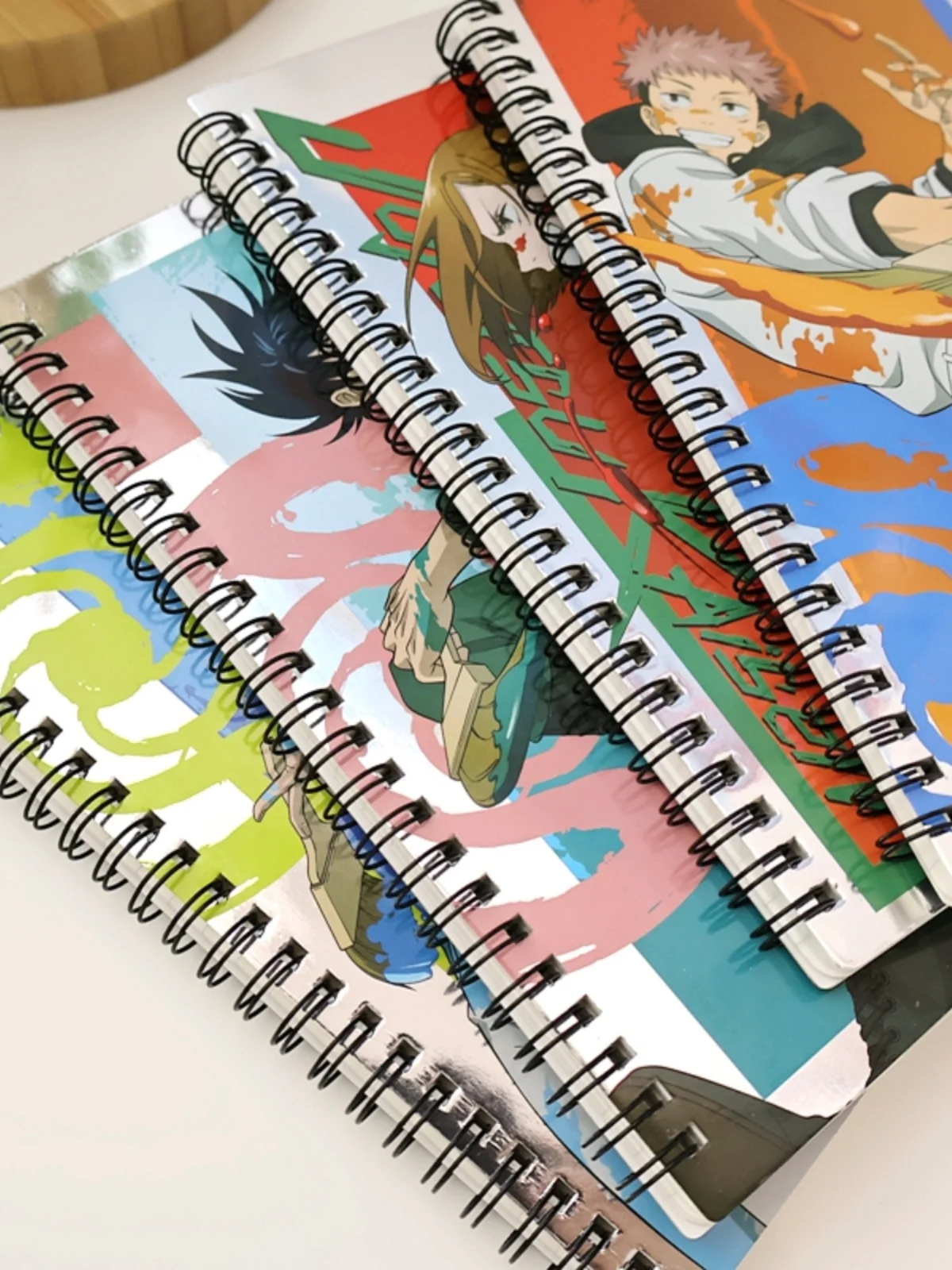 Anime Jujutsu Kaisen Fushiguro Megumi Kugisaki Nobara Cosplay Coil Notepad Horizontal Notebook Ambitus