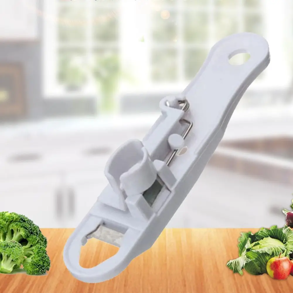 Home Kunststoff bequeme Läufer Bohnen Schäler Gemüses ch neider Cutter Shredder Bohnen schneider