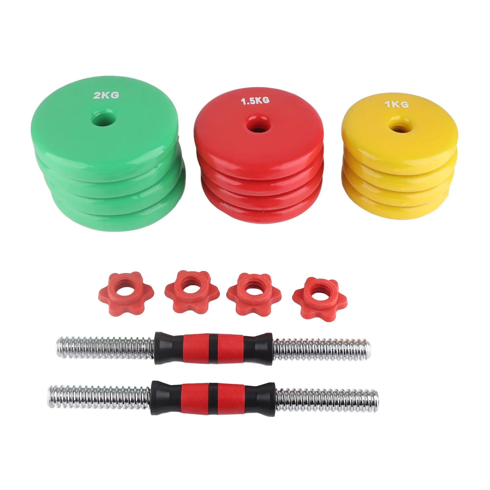 

Colorful Dumbbell Fitness Dumbbell Colorful Removable Non Slip Grip Fitness Gym Home Weight Lifting Hand Dumbbell Hand Dumbbell