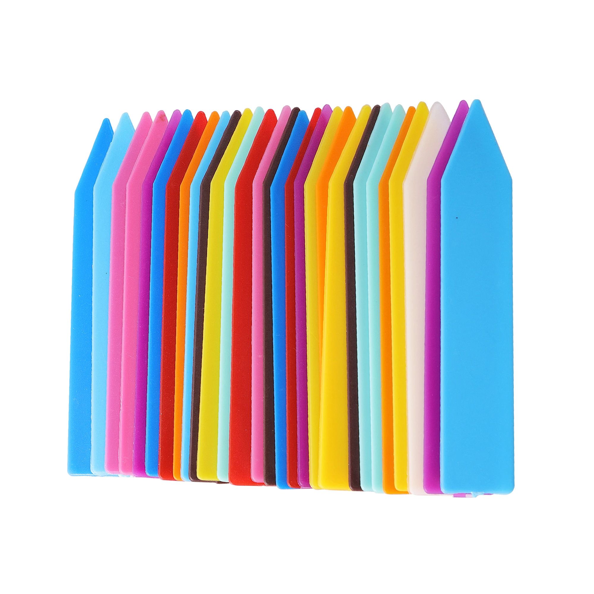 50pcs Waterproof PVC Plant Label Waterproof Nursery Garden Plant Label Pot Plant Name Seedling Label Tray Marker