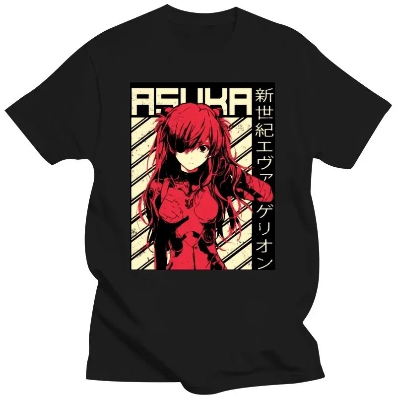 Y2K Style Japanese Anime manga Beautiful Girl Asuka Langley Summer Women T-shirts Street Casual Style  Comfortable Clothing