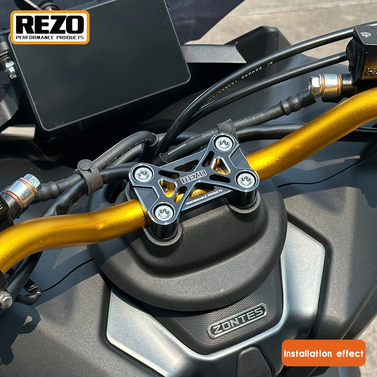 For ZONTES 150X Specialized Modified pressure block  Handlebar Holder Aluminum Alloy Modification Parts