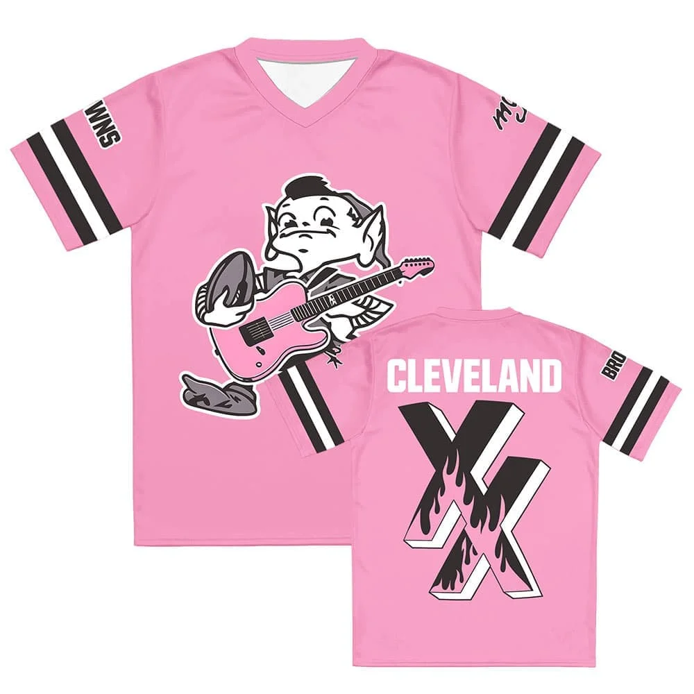 Herren Damen Fußball-T-Shirt Machine Gun Kelly Mgk Jersey Sommer Kurzarm Unisex Streetwear Locker Lässiges Design Grafik-Merch-Top – Detail 2