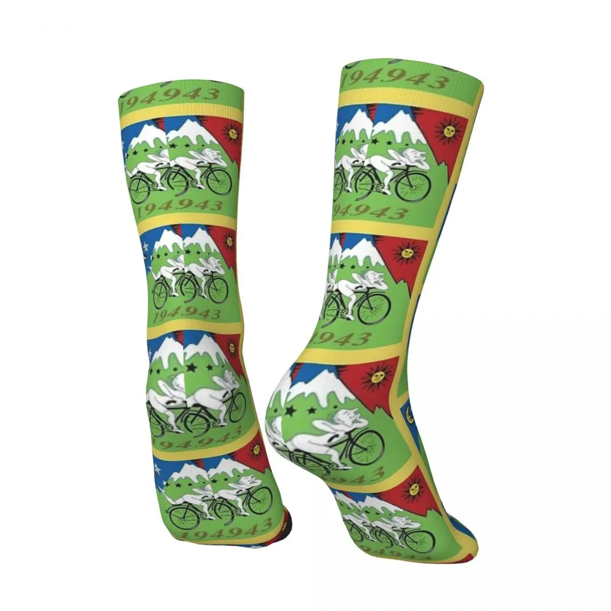 LSD-Calcetines antideslizantes para hombre y mujer, medias Kawaii de alta calidad, para correr, para el día de la bicicleta, Primavera, 1943