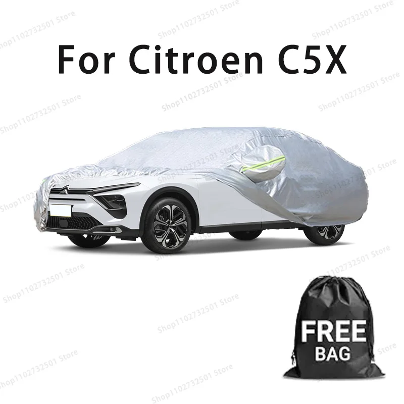 

Car cover For Citroen C5X Full cover Waterproof sun protection cover Scratch resistant cars accessories