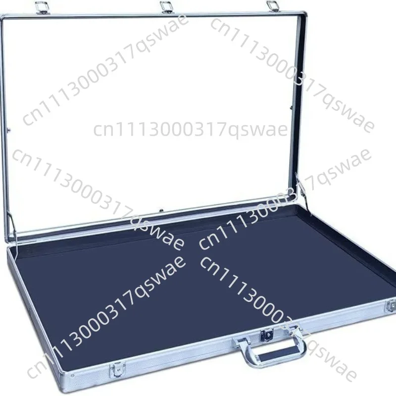 Acrylic Display Case with Lock Portable Card Storage Stand for Trade Show