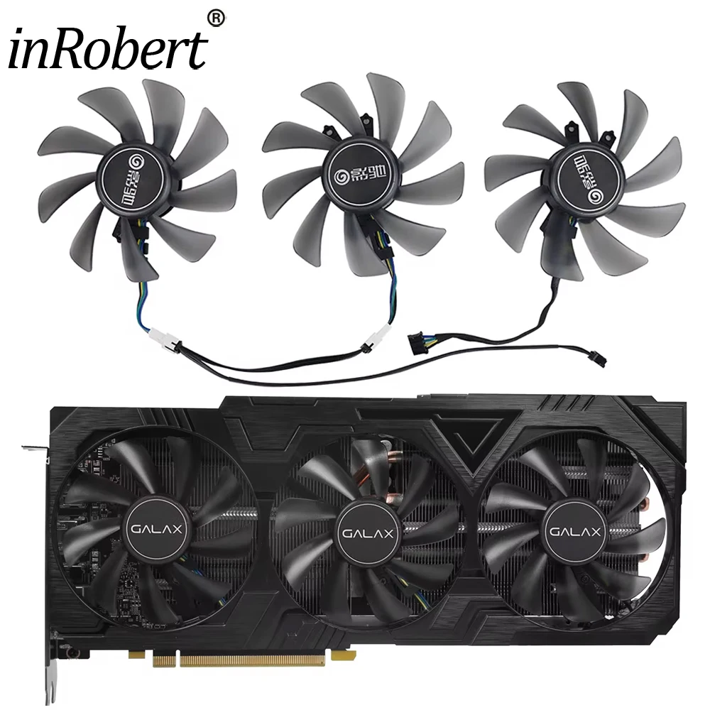 

Охлаждающий вентилятор 85 мм FD9015U12S для Galax RTX 2070 Super EX Gamer Black Edition, охлаждение видеокарт