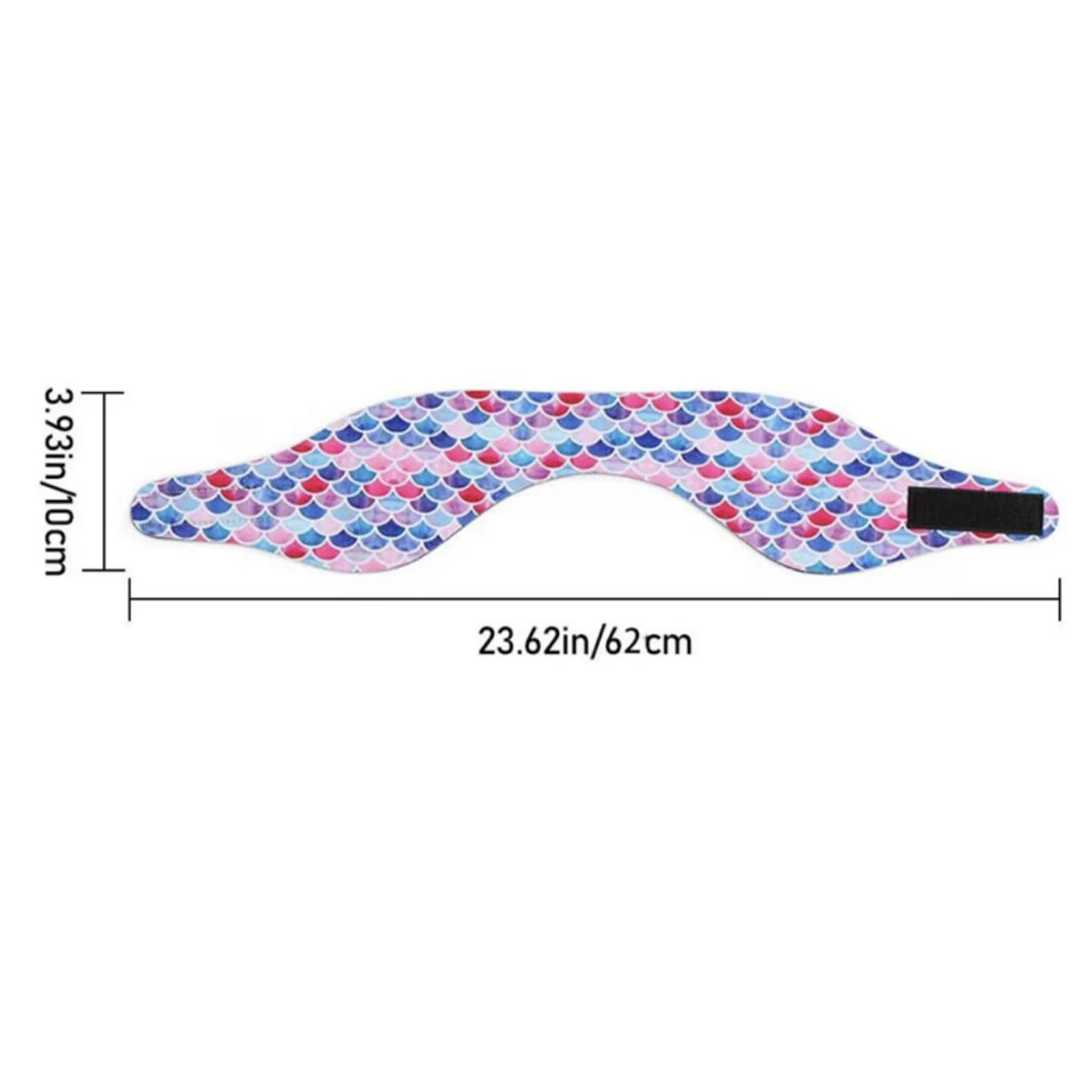 Zwemhoofdbanden voor kinderen Oorbanden Elastisch neopreen Maatbereik 20,85 inch-23,2 inch Professionele verstelbare bescherming