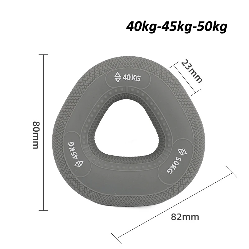 Siliconen 50-100kg Handgreep Arm Spierkracht Oefening Aangrijpende Ring Pols Vinger Trainer Workout Onderarm Carpaal Expander
